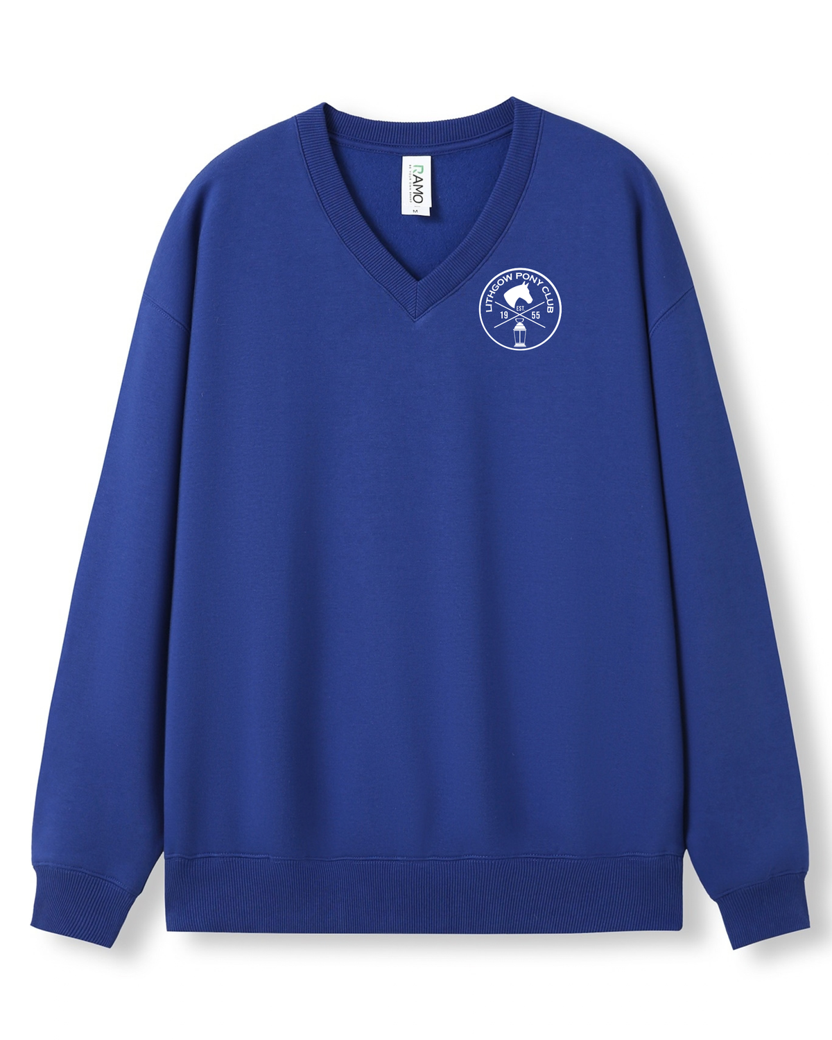 LITHGOW PONY CLUB V NECK SWEATSHIRT