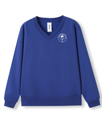 LITHGOW PONY CLUB V NECK SWEATSHIRT